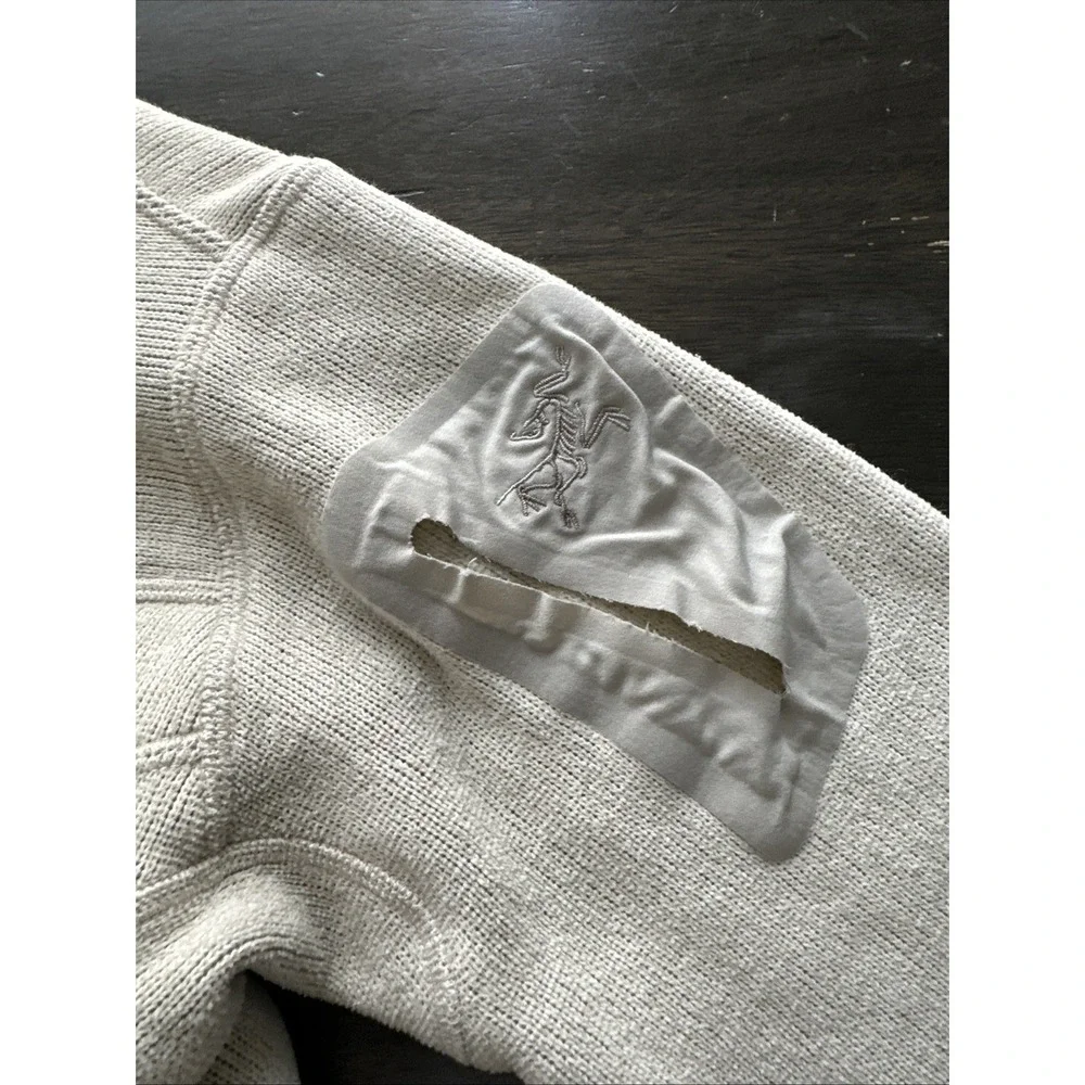 Women's Arcteryx Polartec Full Zip Covert Fleece Jacket Beige Olive Size Small